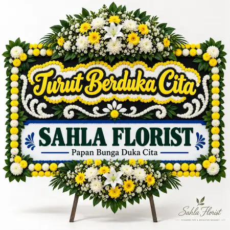 Papan Bunga Duka Grand Wisata